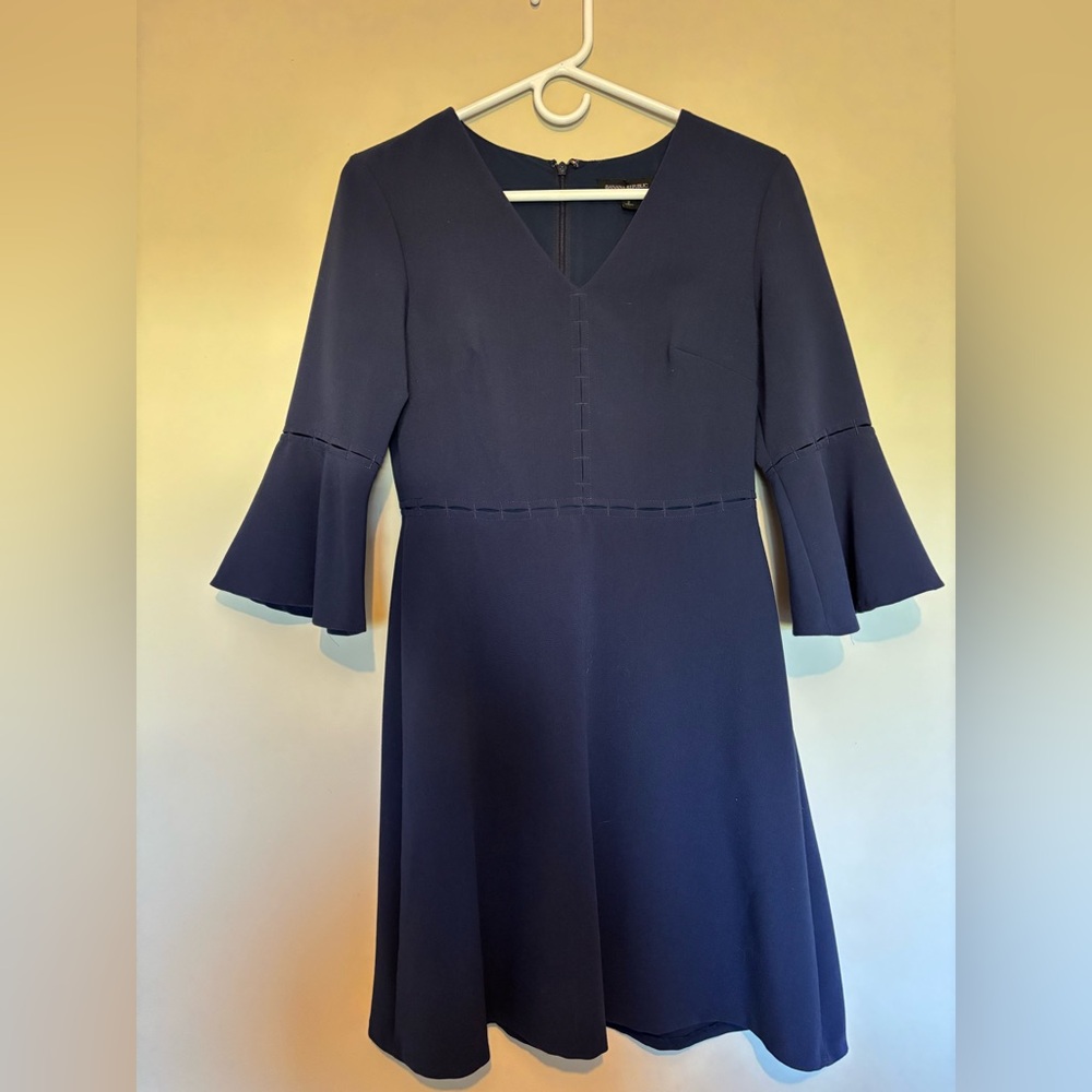 Banana Republic Navy Long Sleeve Dress